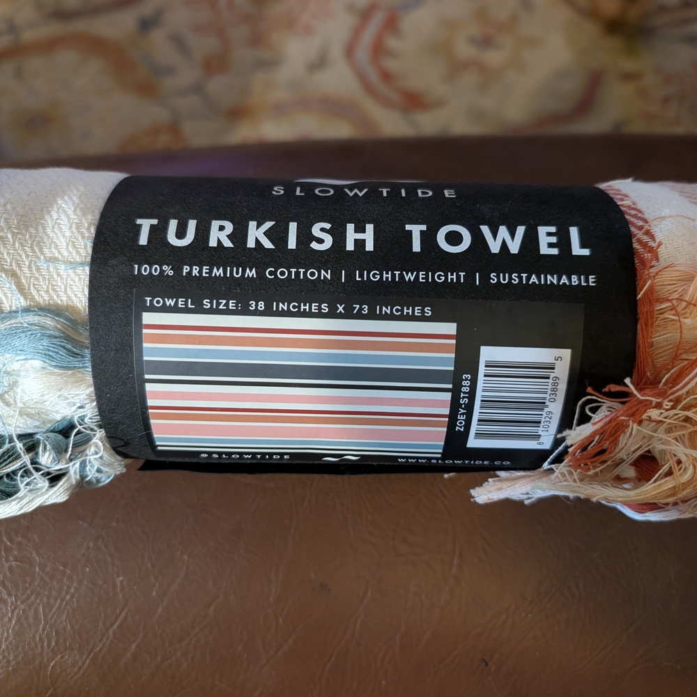 Slowtide Zoey Turkish Multicolor Tasseled Towel - Picture 4 of 4